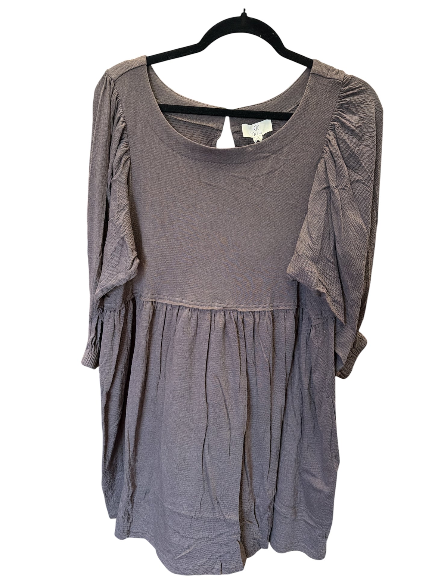 Gauze Bubble Sleeve Dress