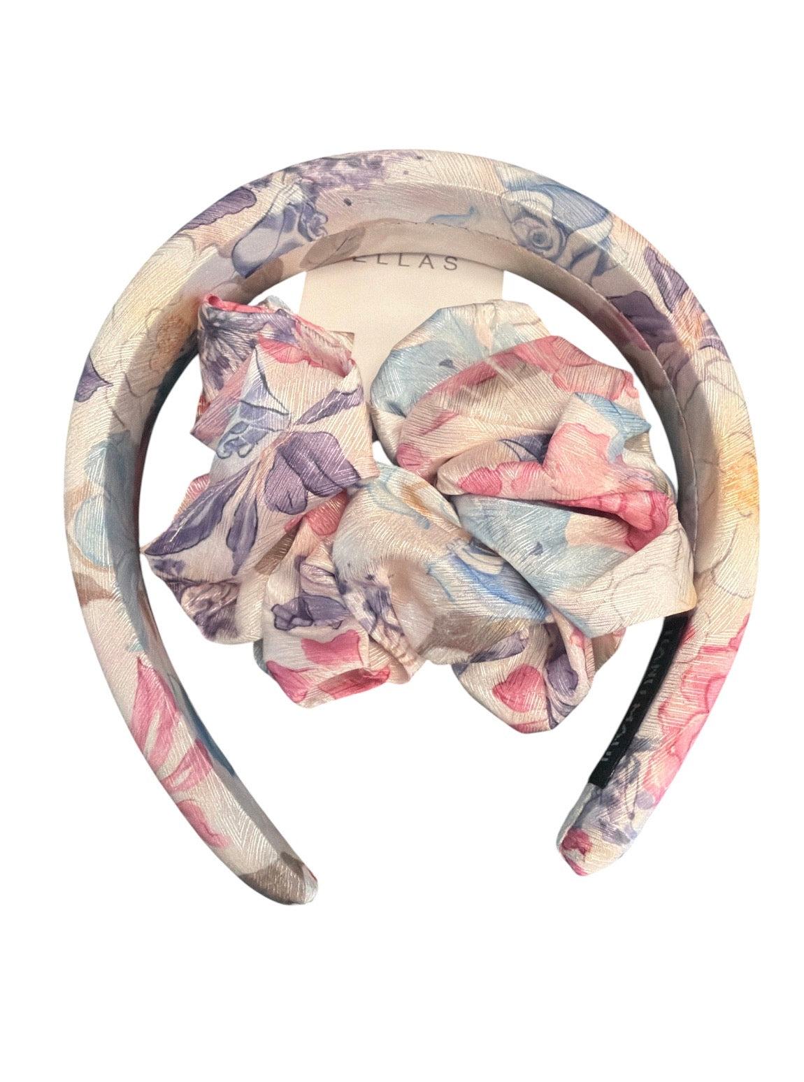 Watercolor Headband and Scrunchie Set