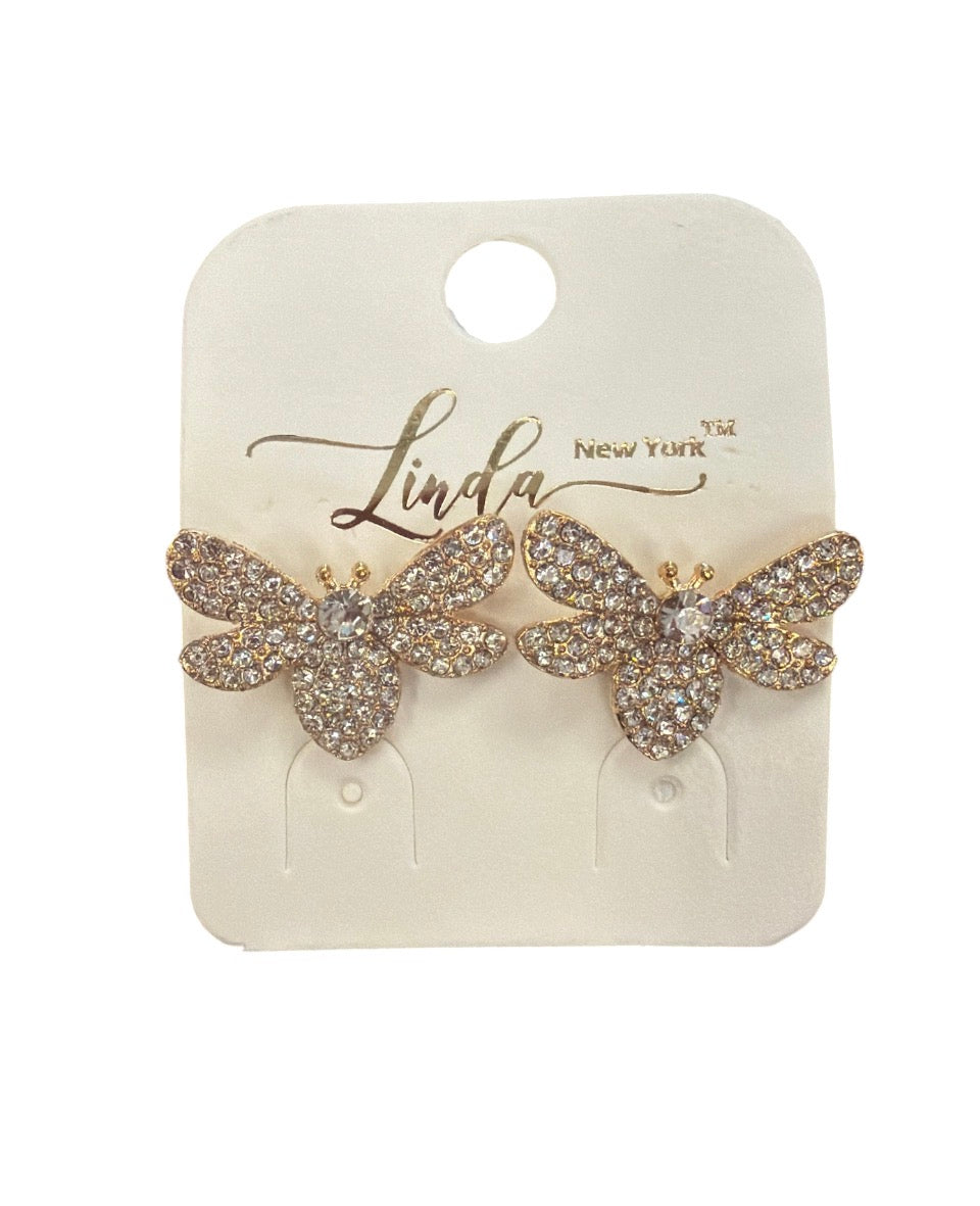 Bee Bling Earring