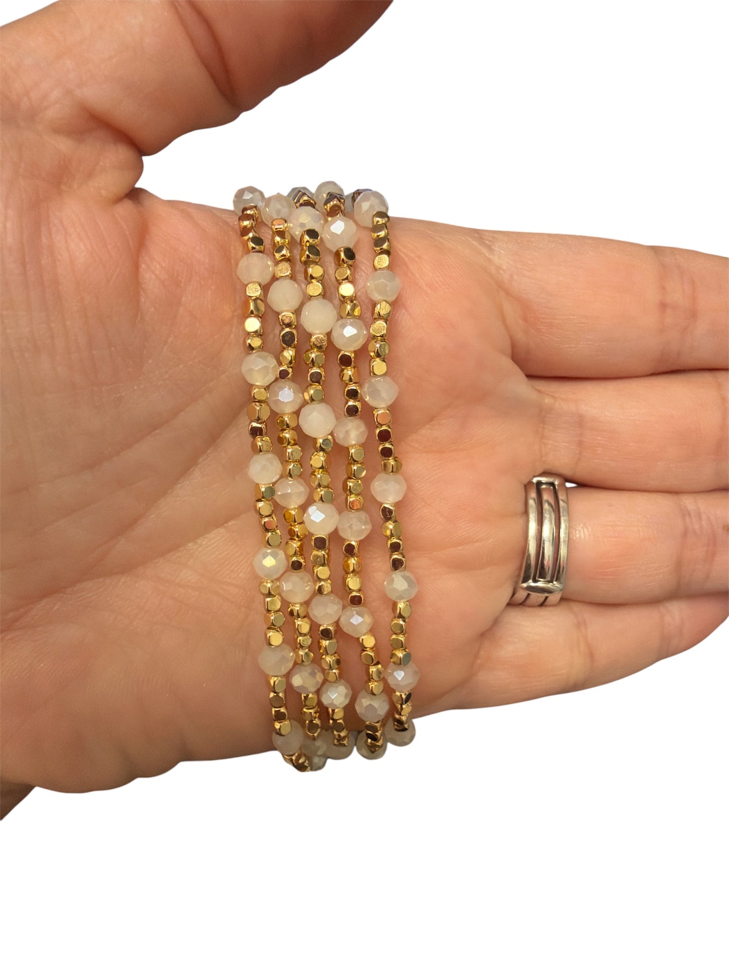 5 Pack Gold Water Resistant Bracelet