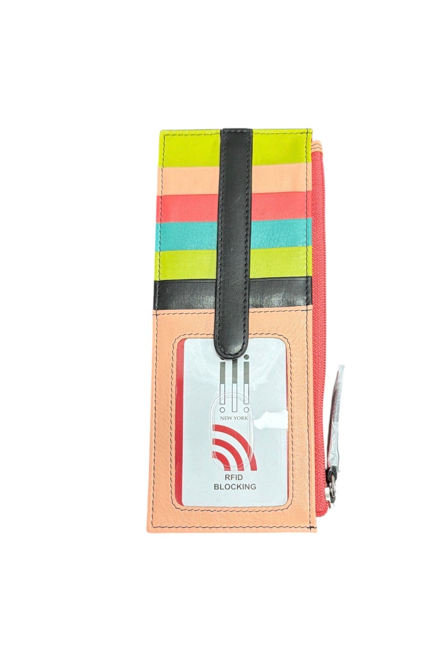 ILI Double Sided Genuine Leather Wallet—RFID Blocking