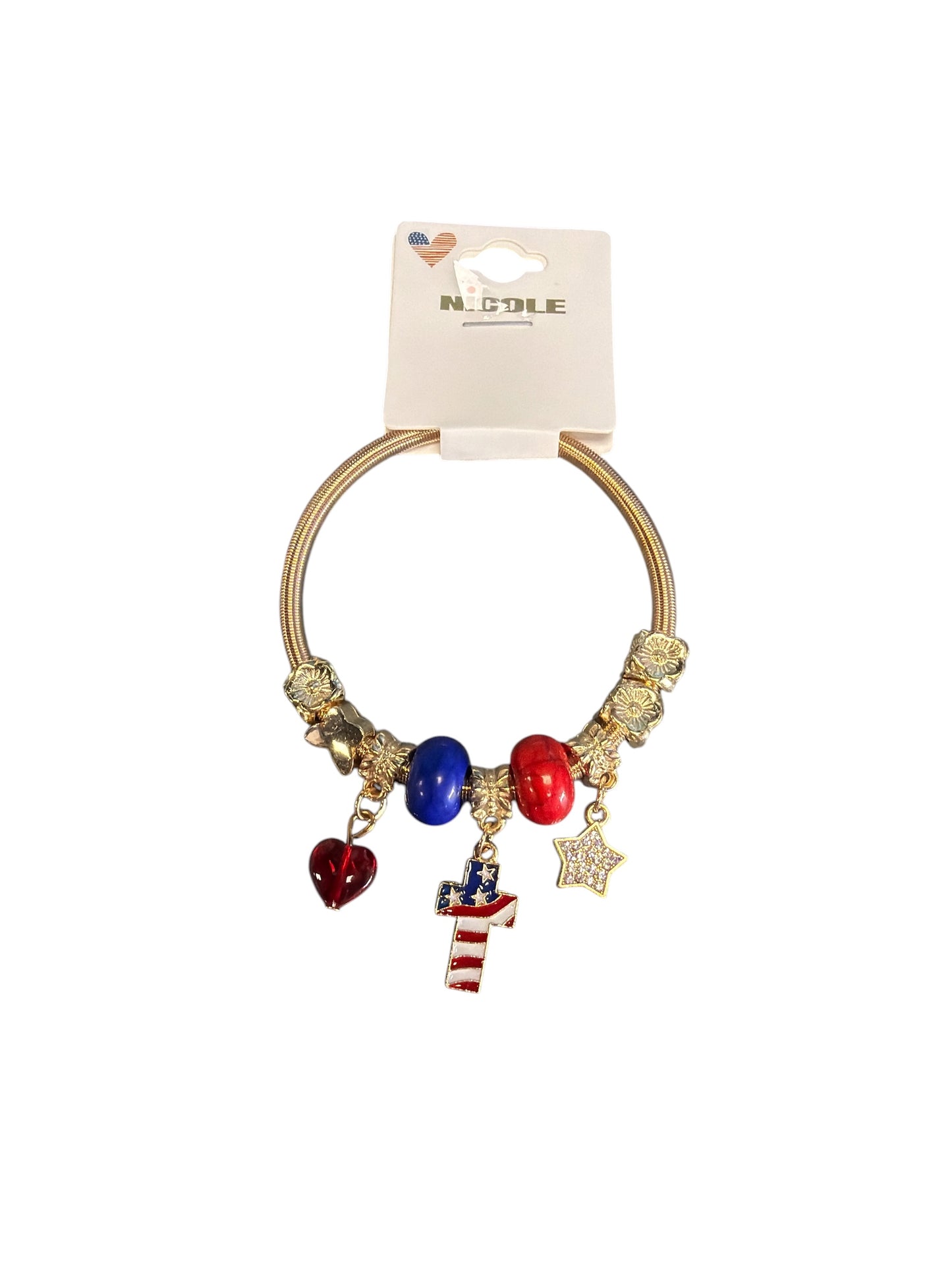 USA Charm Bracelet
