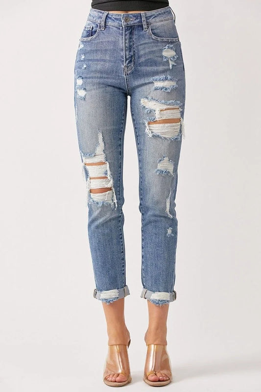 Risen Distressed Roll Cuff - FB2496