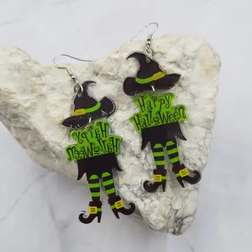 Halloween Witch Earrings