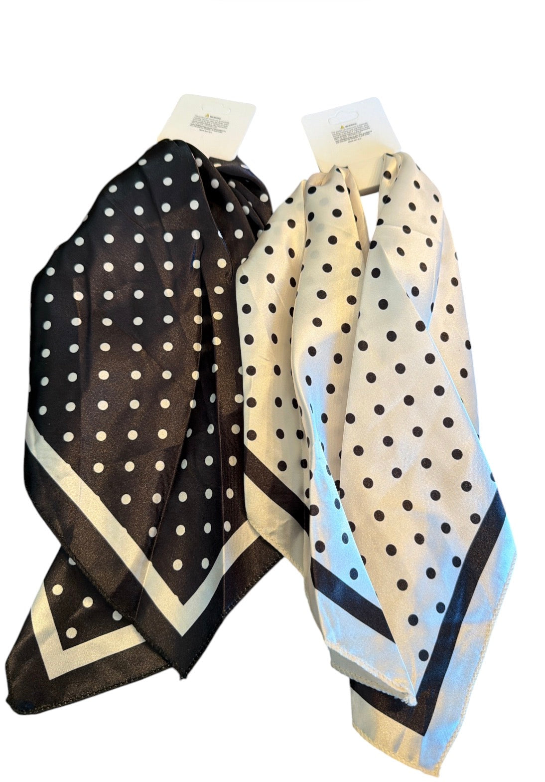Big Polka Dot Bag Scarf