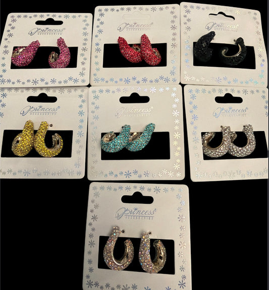 Bling Teardrop Earring