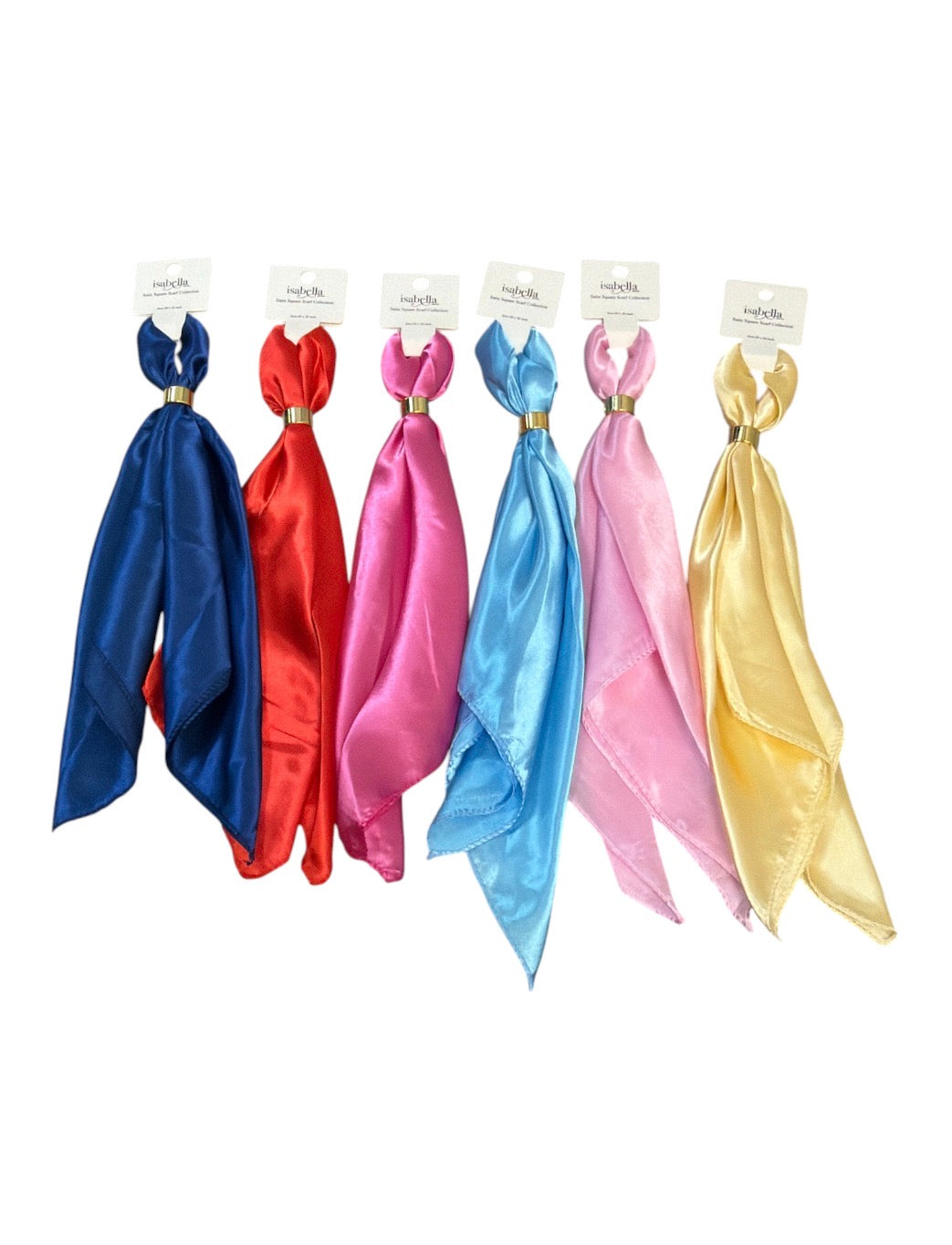Solid Color Bag Scarf