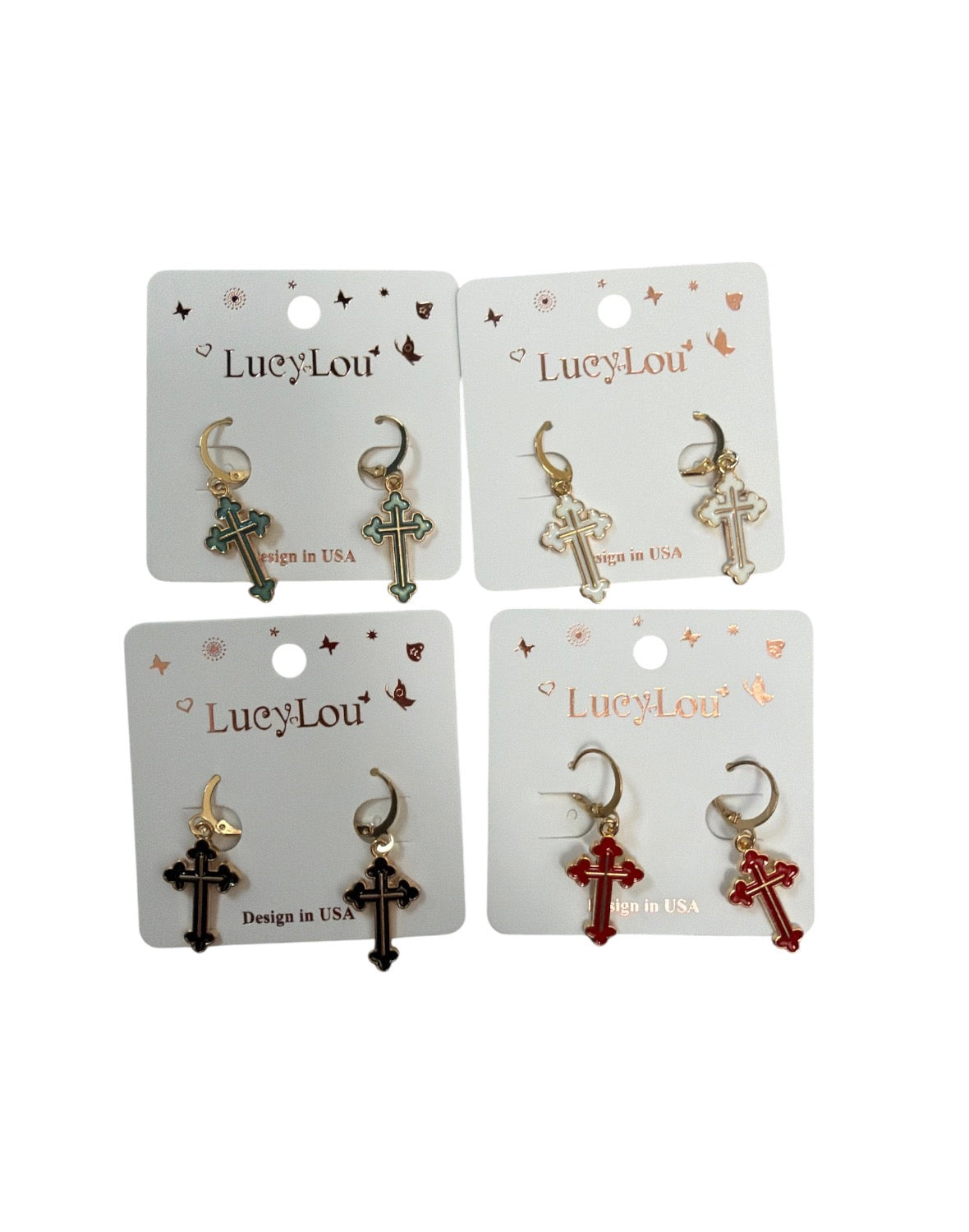 Cross Dangle Earring
