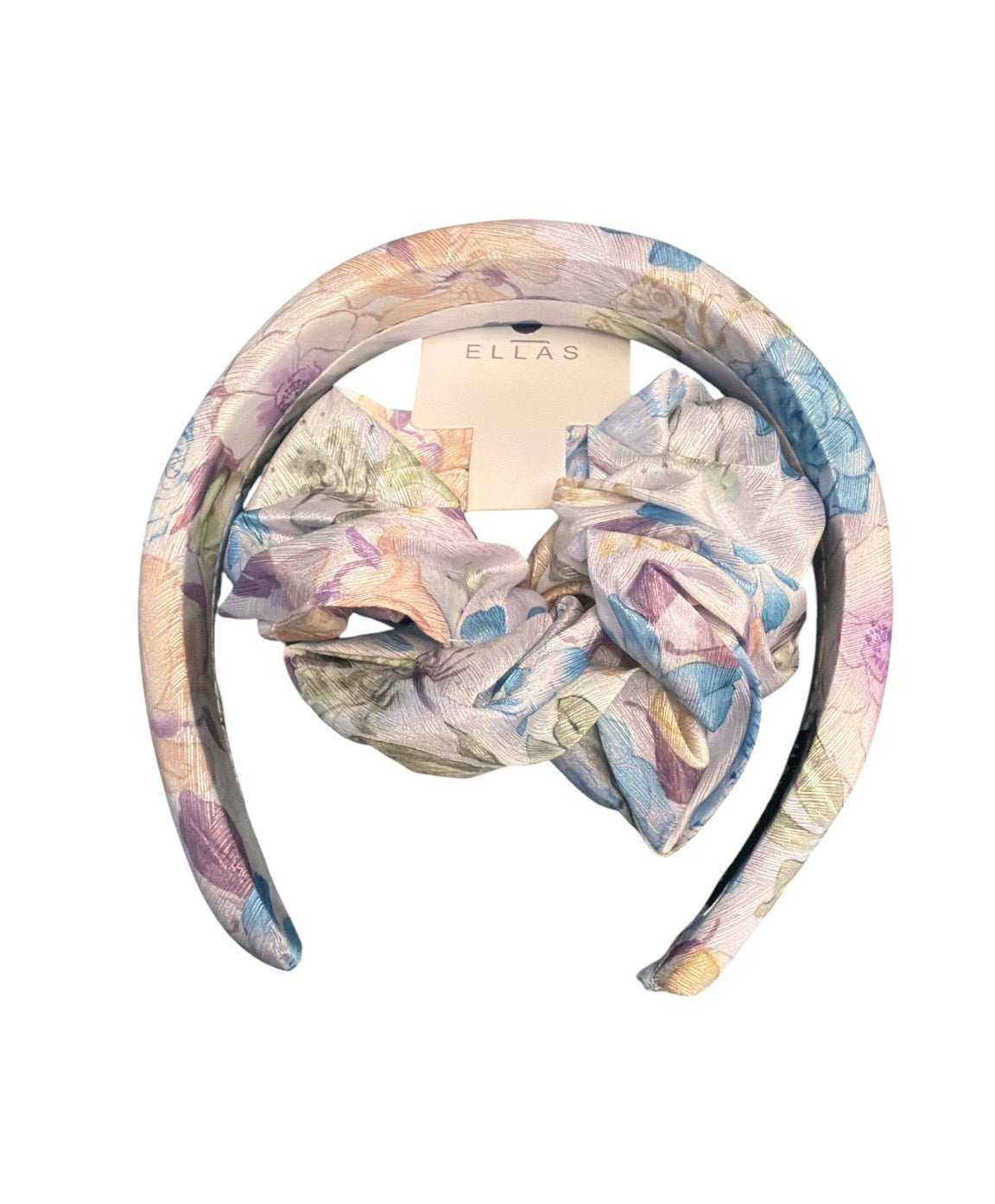 Watercolor Headband and Scrunchie Set
