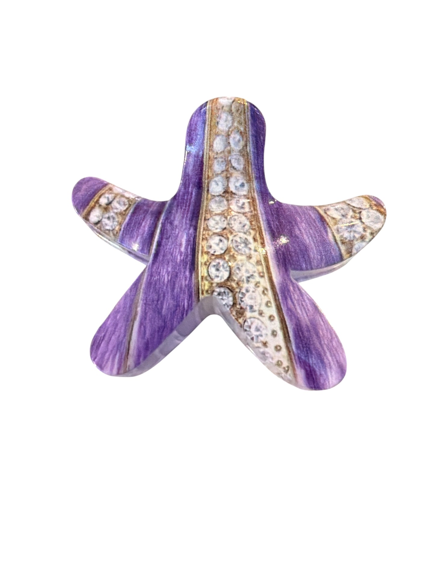 Multi Color Star Fish Hair Clip