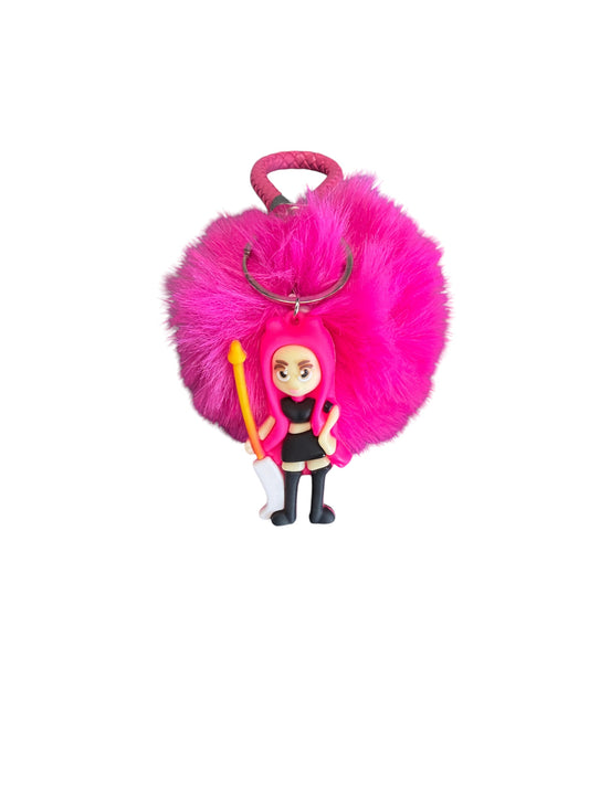 Kpop PomPom Keychain