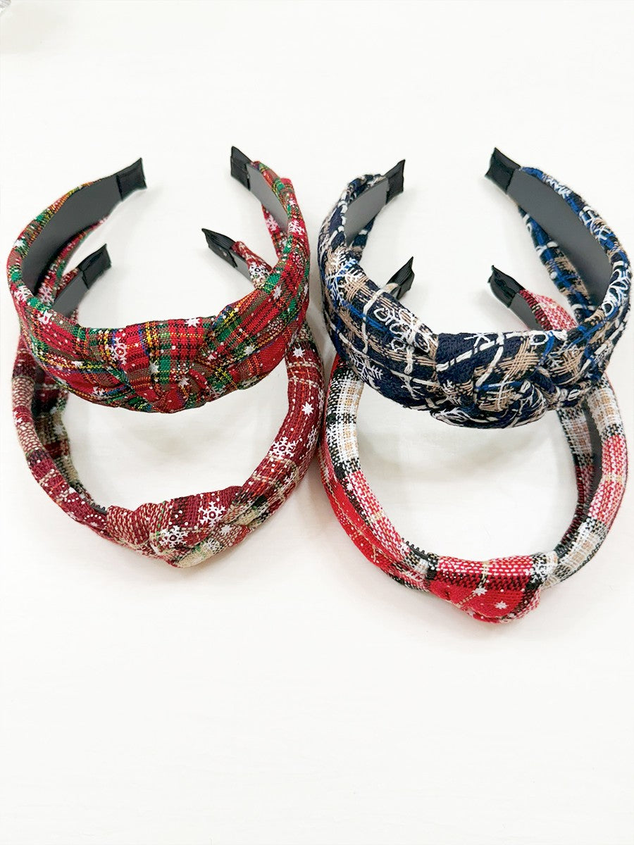 Christmas Theme Knotted Headbands