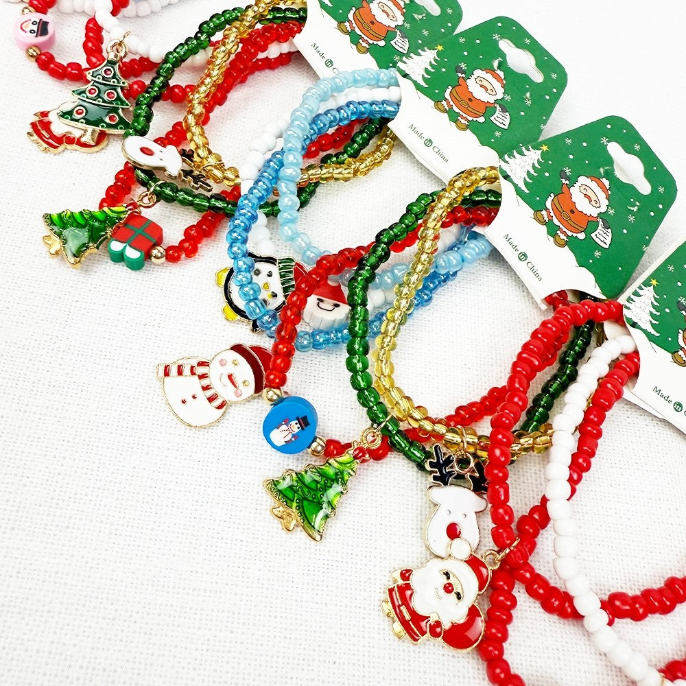 Christmas Charm Stretch Bracelet