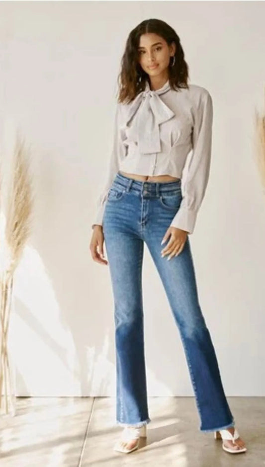 Kancan High Rise Bootcut Jeans - FB2731