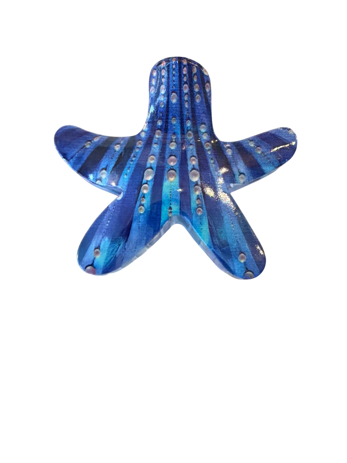 Multi Color Star Fish Hair Clip