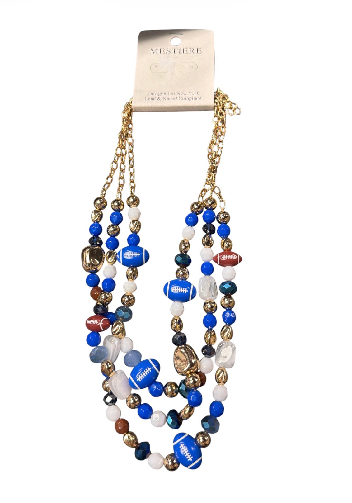 Kentucky 3-Layer Charm Necklace