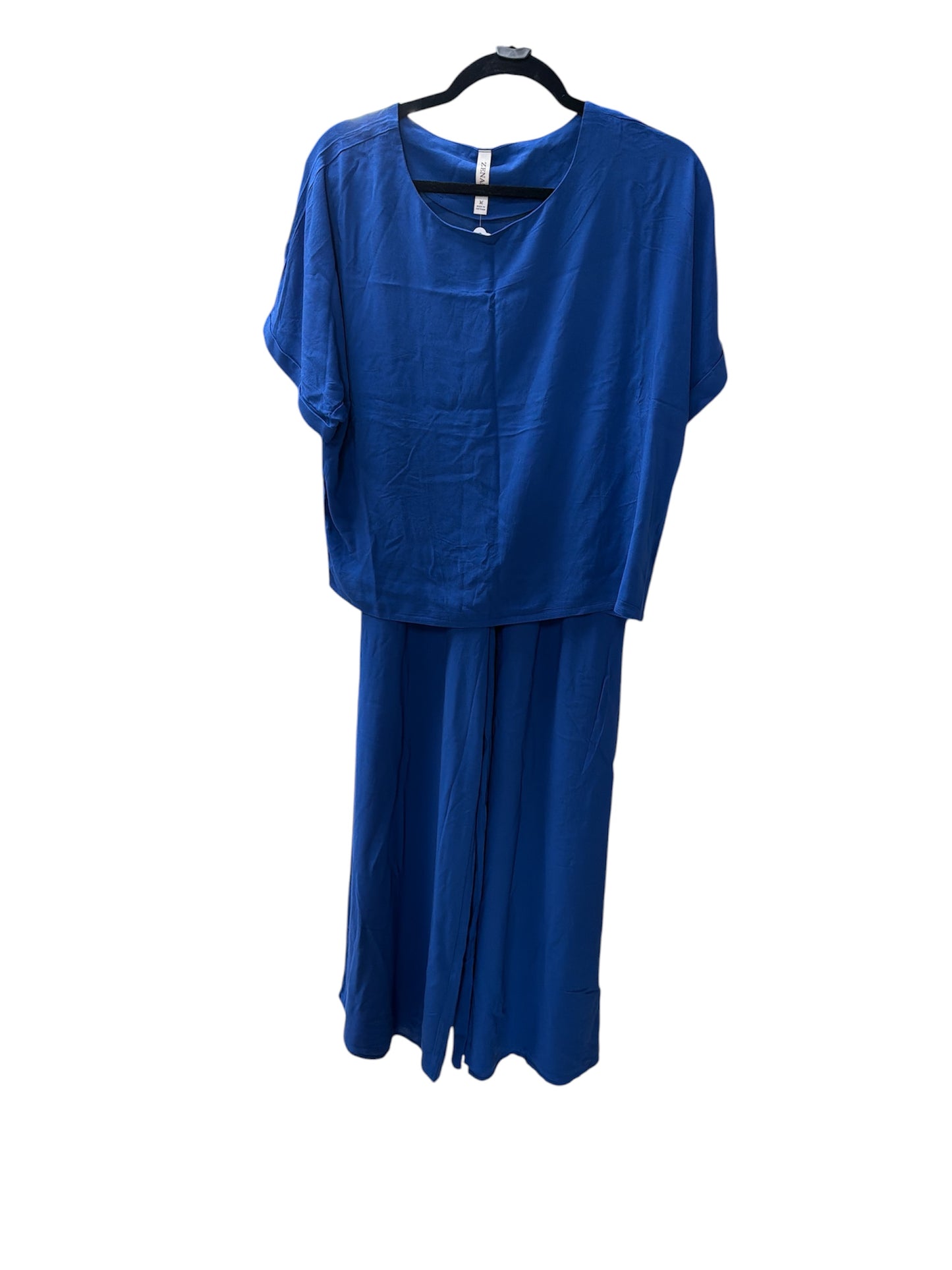 WOVEN SHORT SLEEVE & LONG PANTS SET
