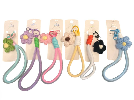 Crochet Flower Phone/Bag Charm￼