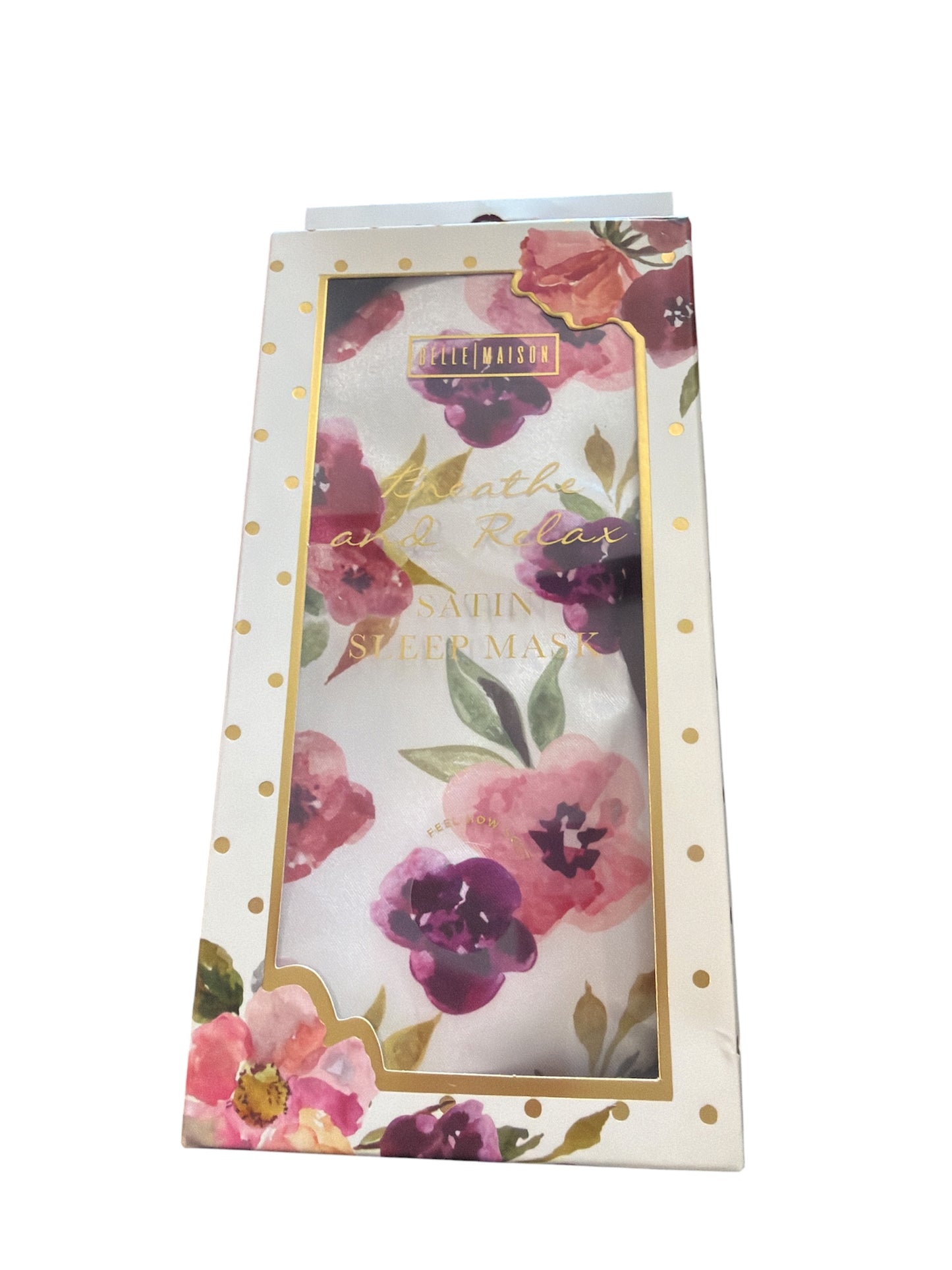 Satin Floral Sleep Mask