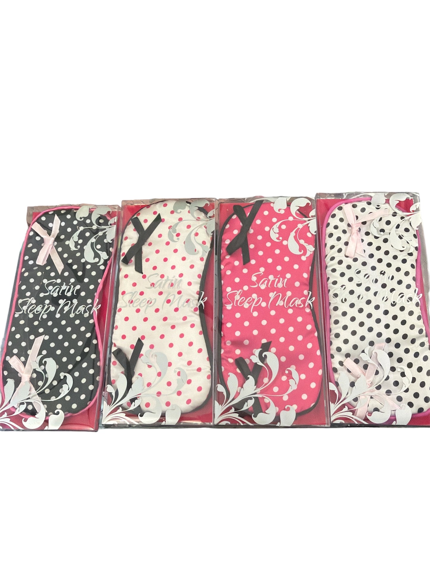 Polka Dot Satin Eyemask