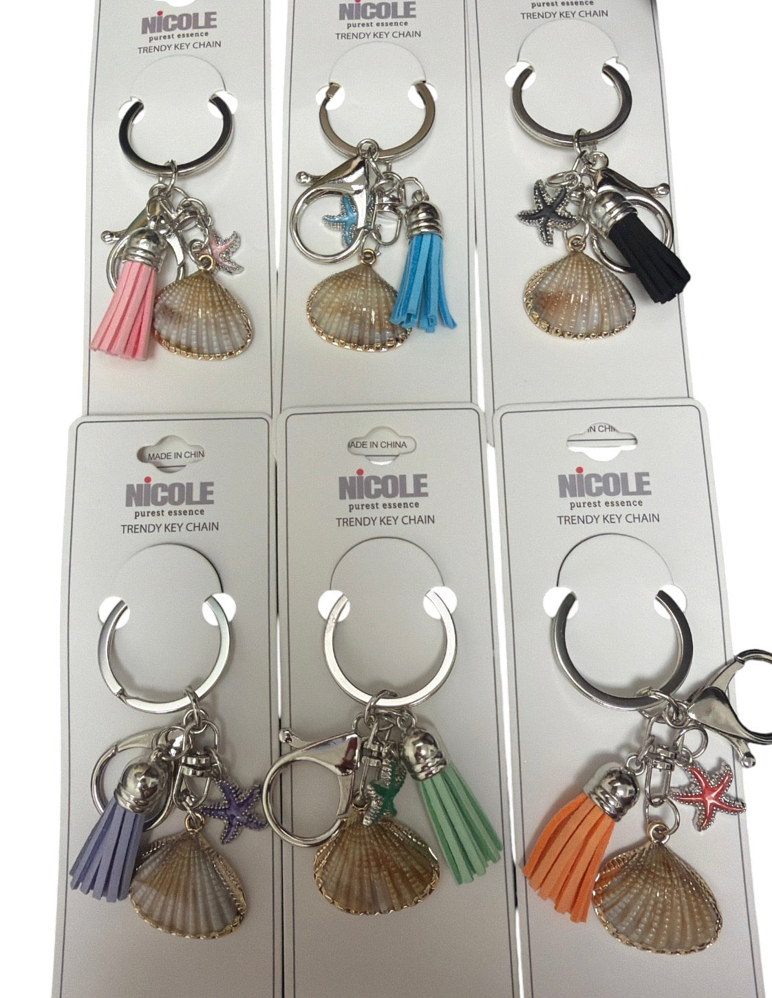 Sea Shell Keychain