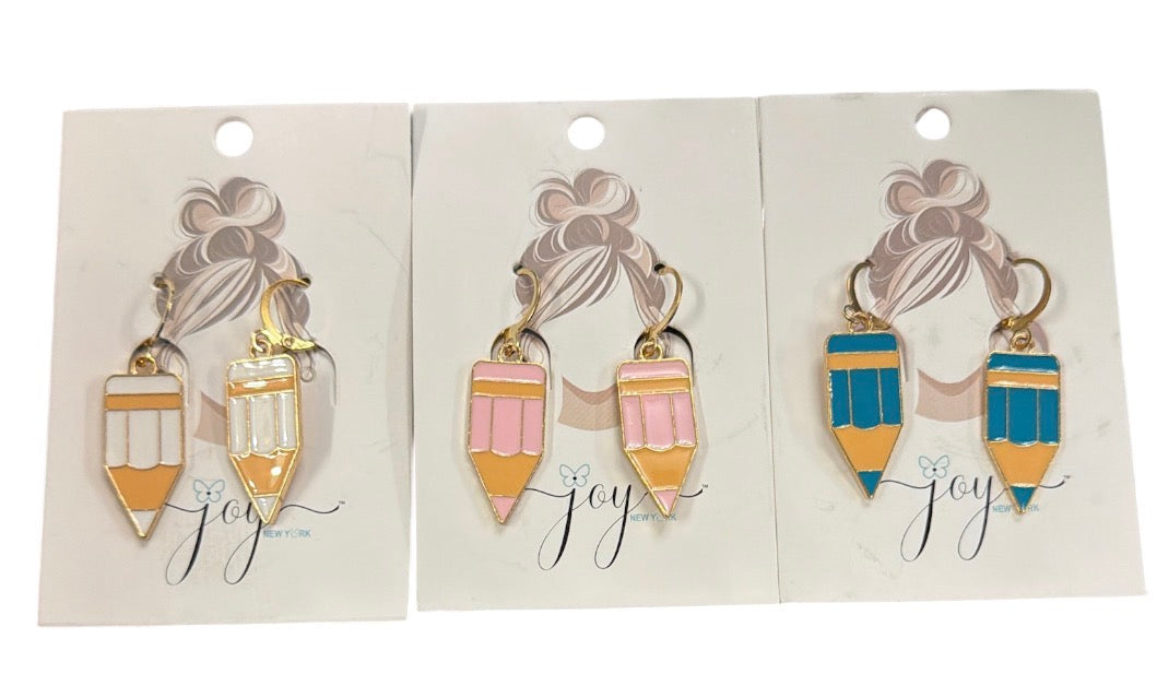 Teacher Pencil Earring