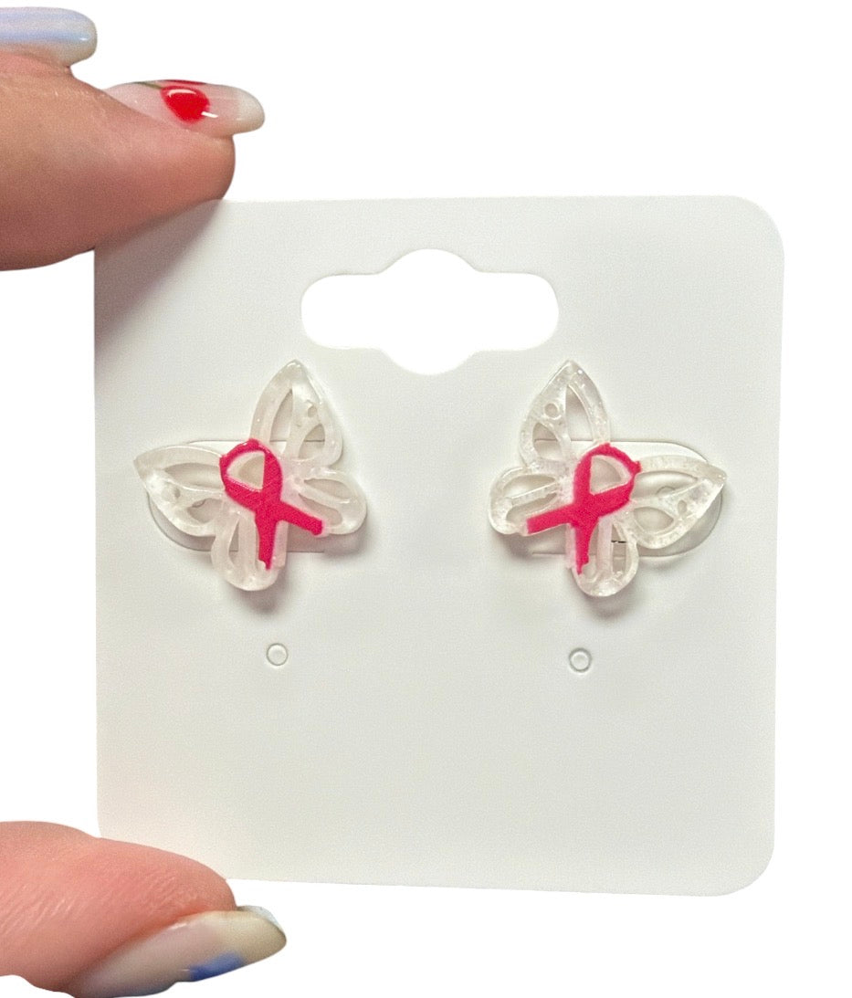 Breast Cancer Awareness Earring