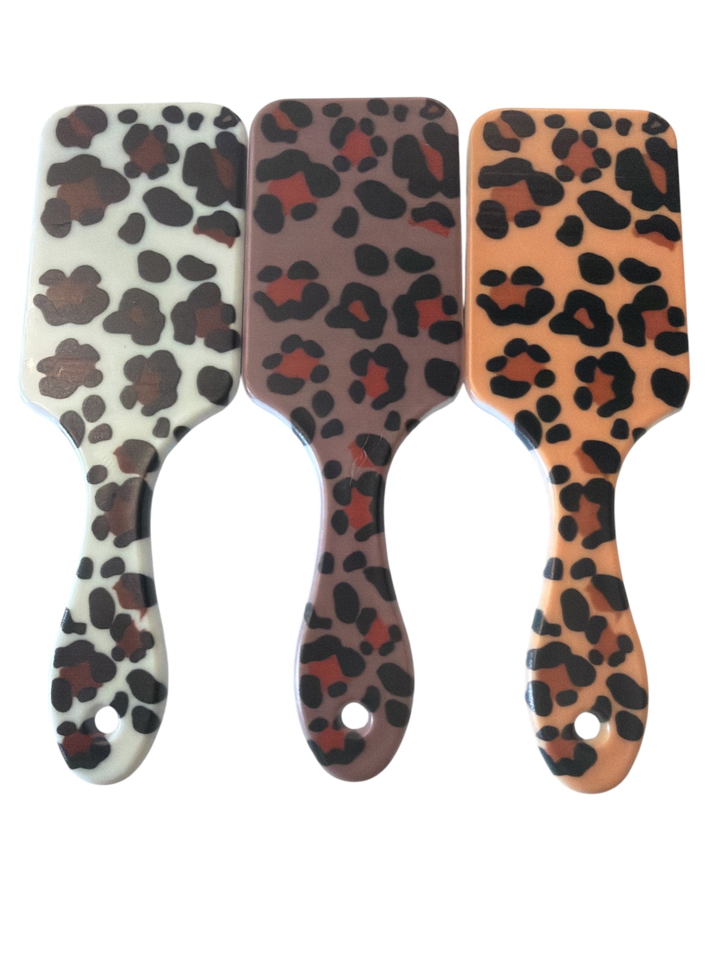 Cheetah Print Hair Brush