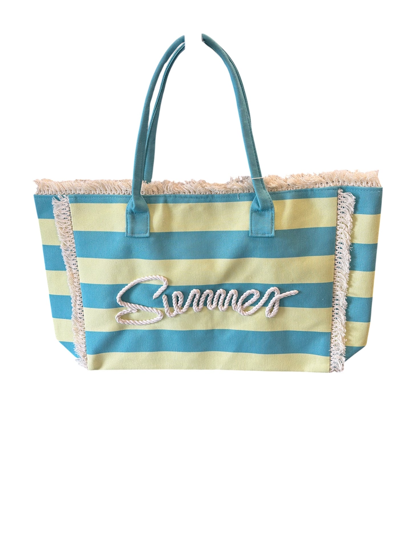 SUMMER ROPE STRIPE TOTEBAG