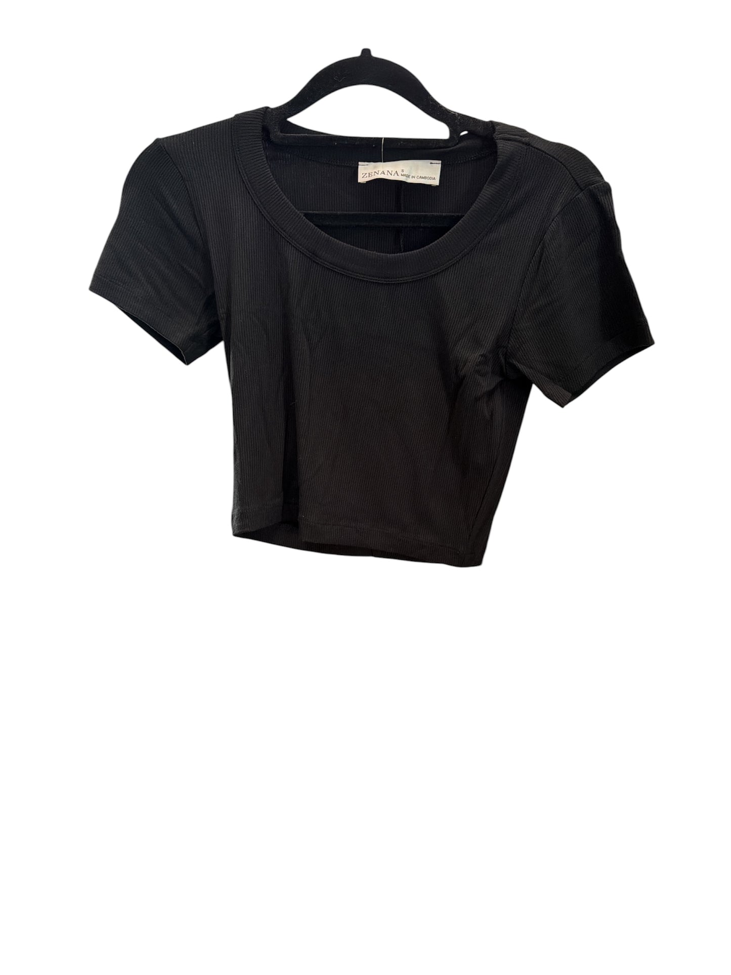 Zenana Ribbed Soft Crop Top