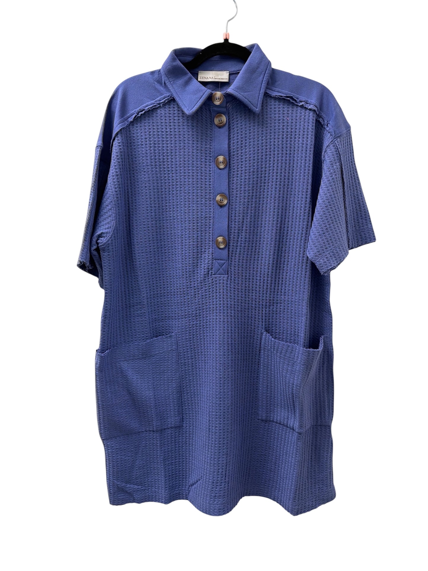 Waffle Dress by Zenana
