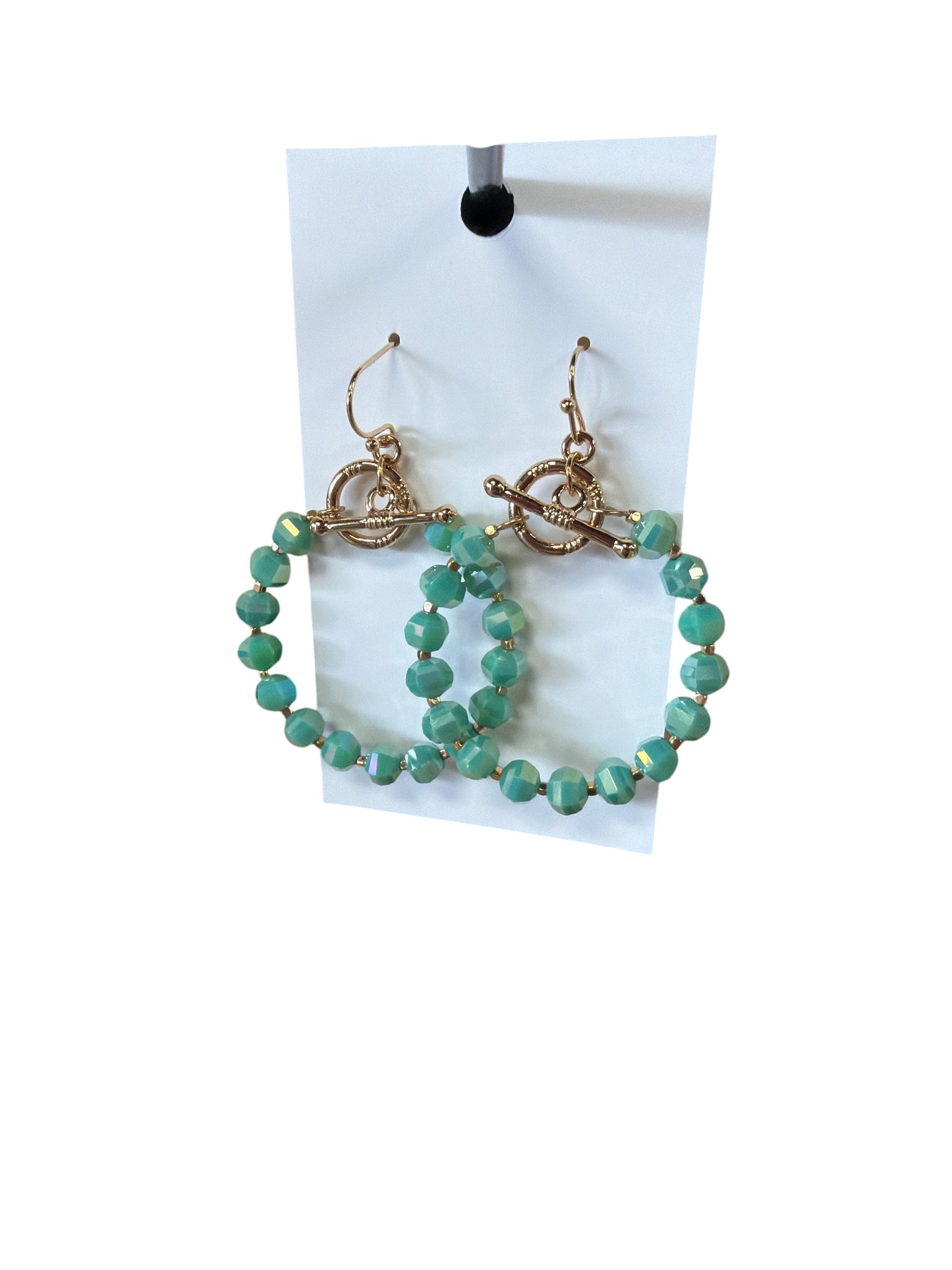 Gold Toggle Earring