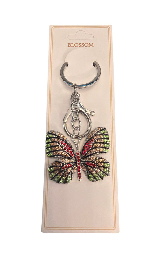 Colorful Butterfly Keychain