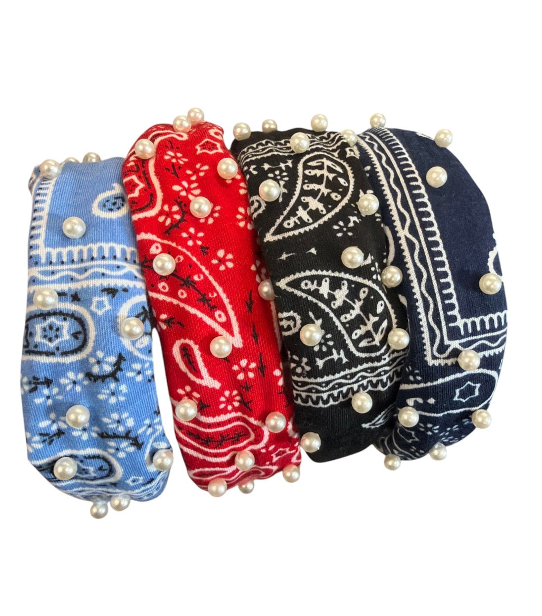 Bandanna Pearl Headband