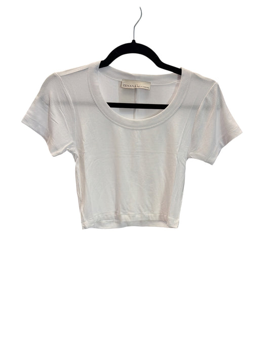 Zenana Ribbed Soft Crop Top