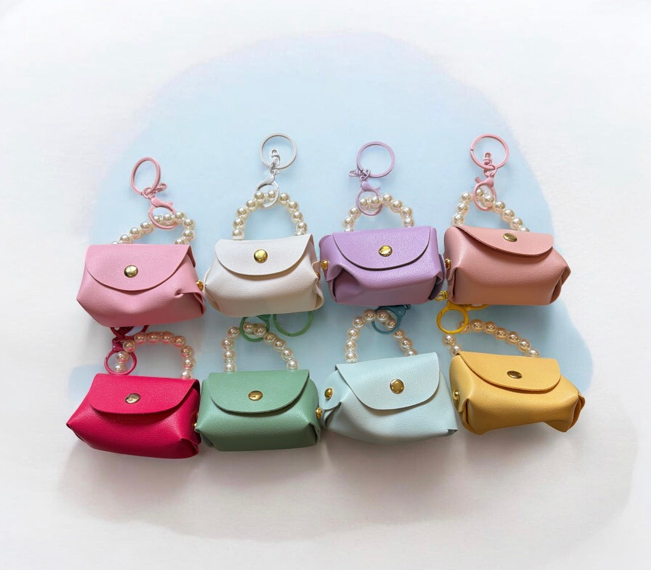 Pearl Handle Mini Bag Purses