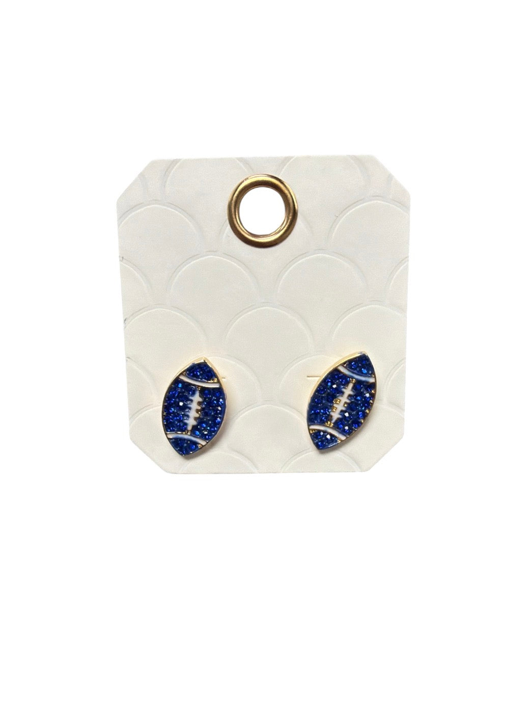 Football Rhinestone Studs