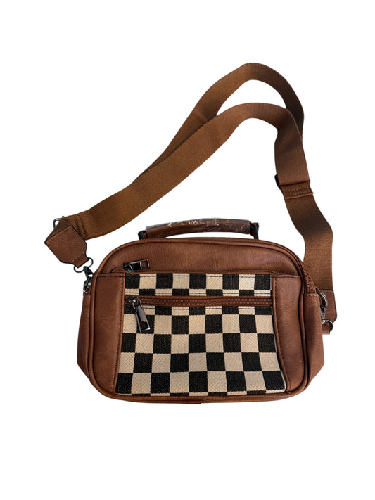 Checkered Crossbody