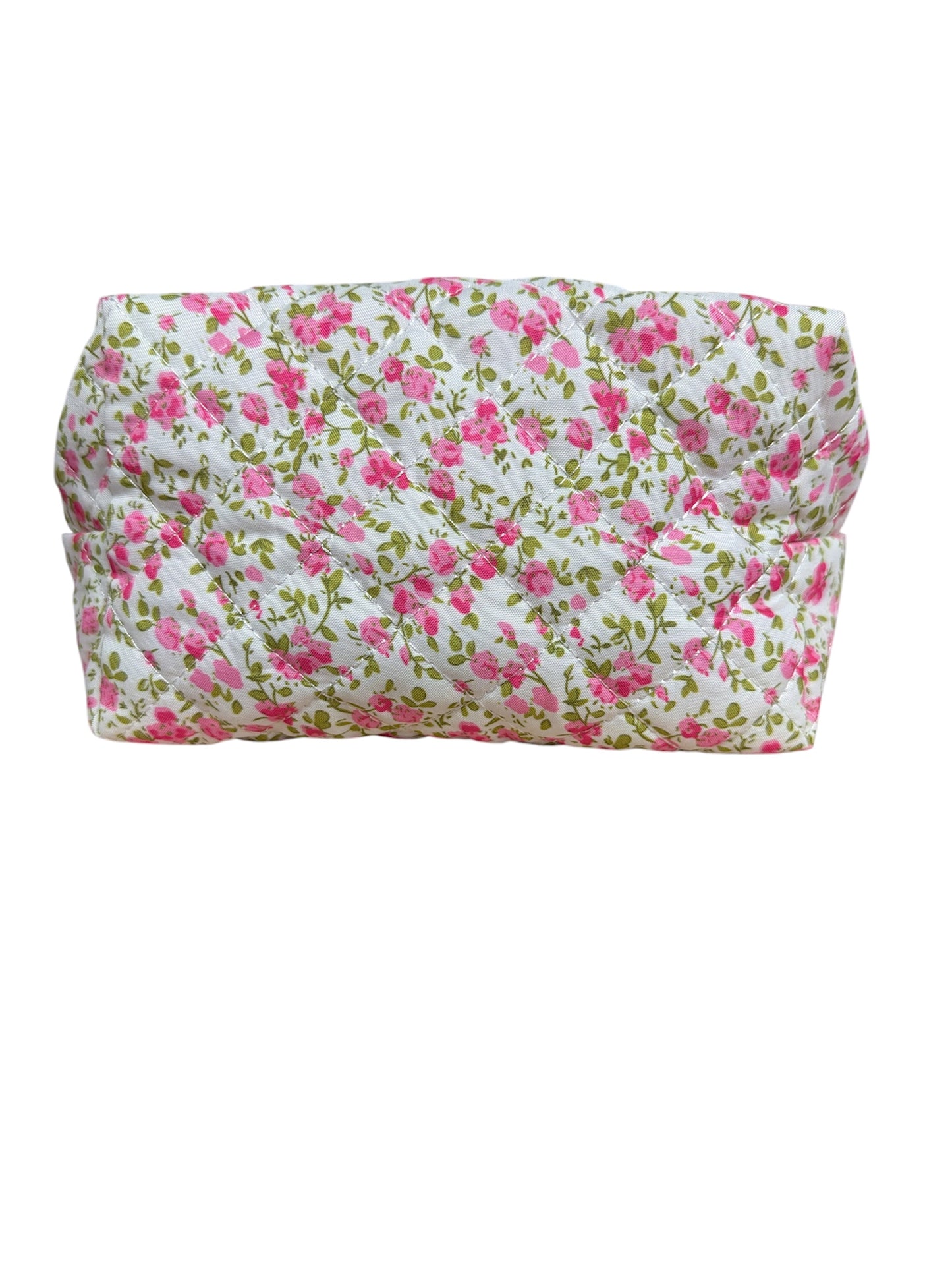 DITSY QUILTED FLORAL COSMETIC BAG