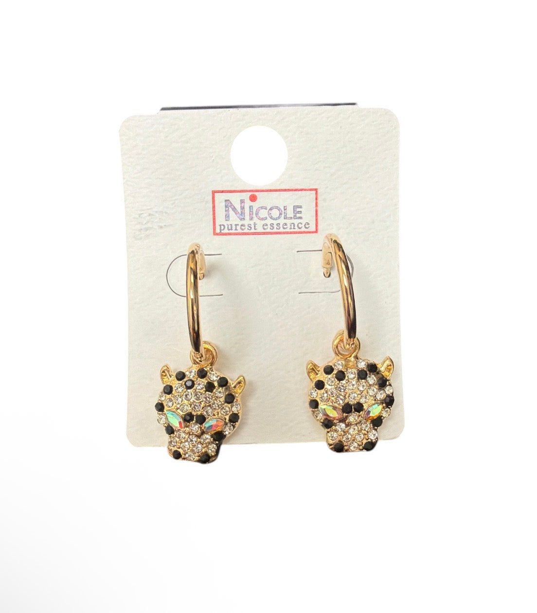 Cheetah Drop Earring