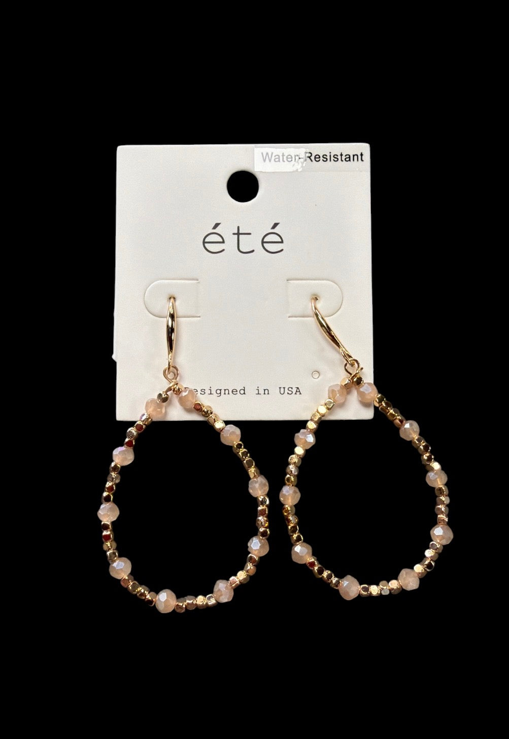 Water Resistant Beaded Earrings
