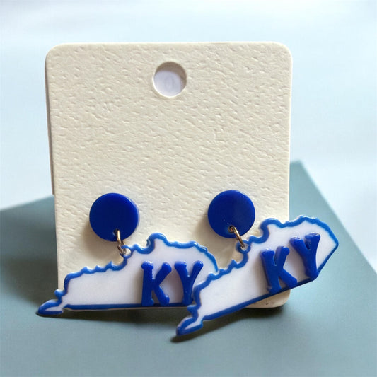 Game Day State Earrings