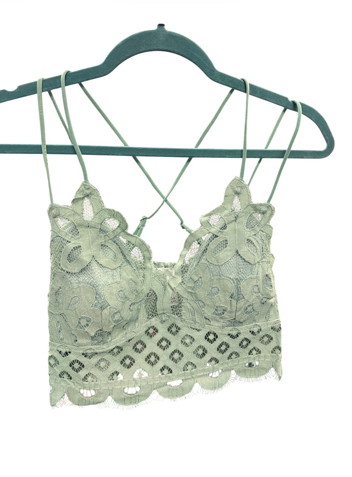 Plus Zenana Lace Bralettes