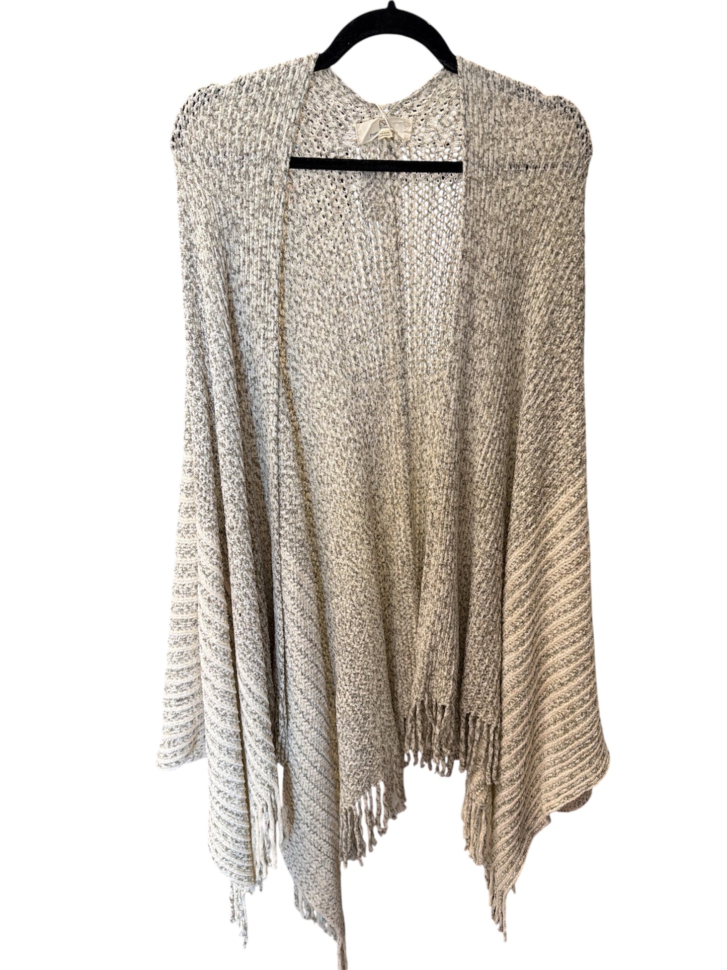 Onesize Scarf Poncho - Gray