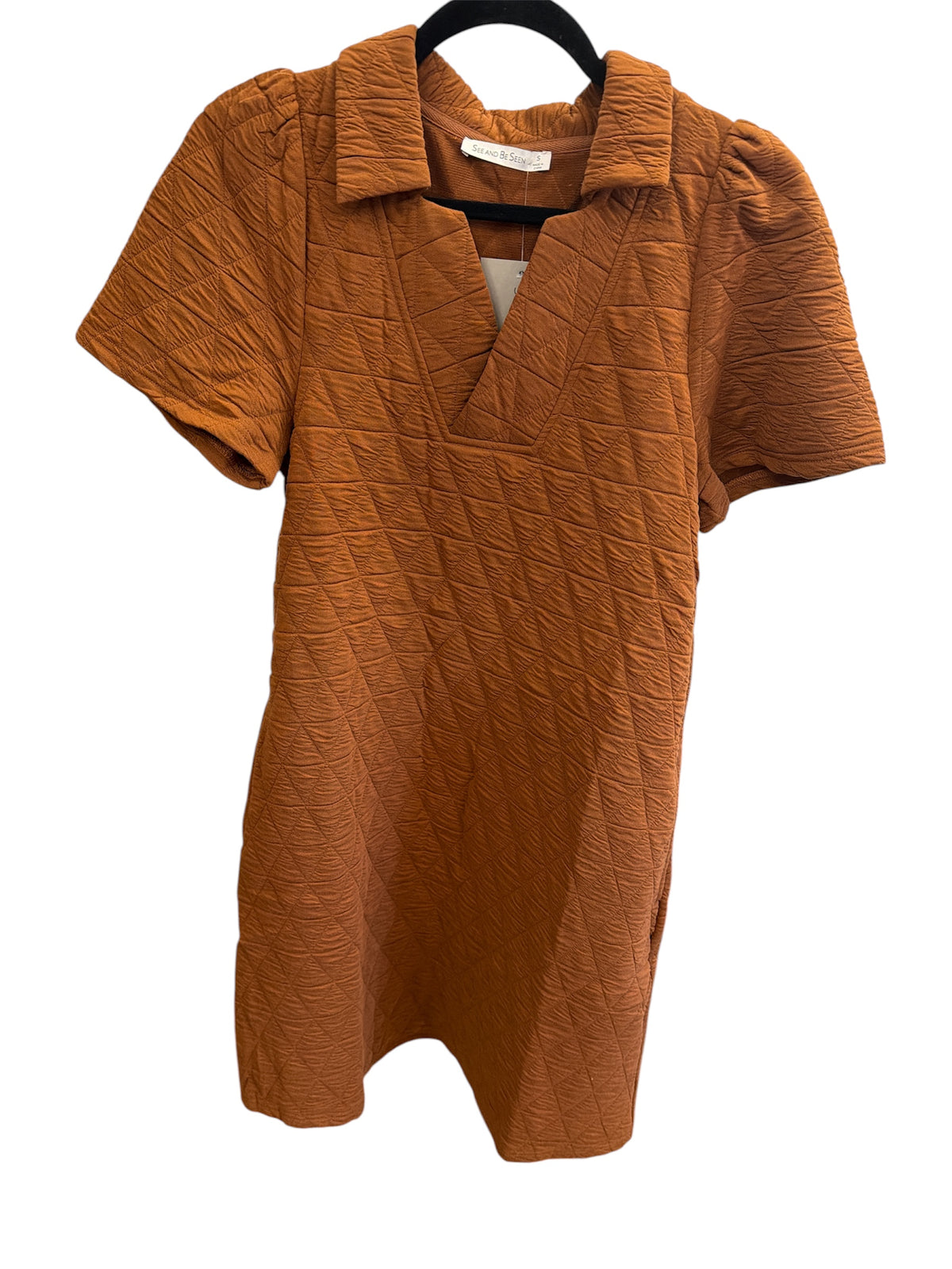 SEE & BE SEEN QUILTED DRESS