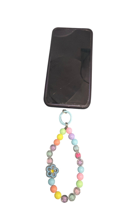 Multi Color Beaded Flower Phone Holder