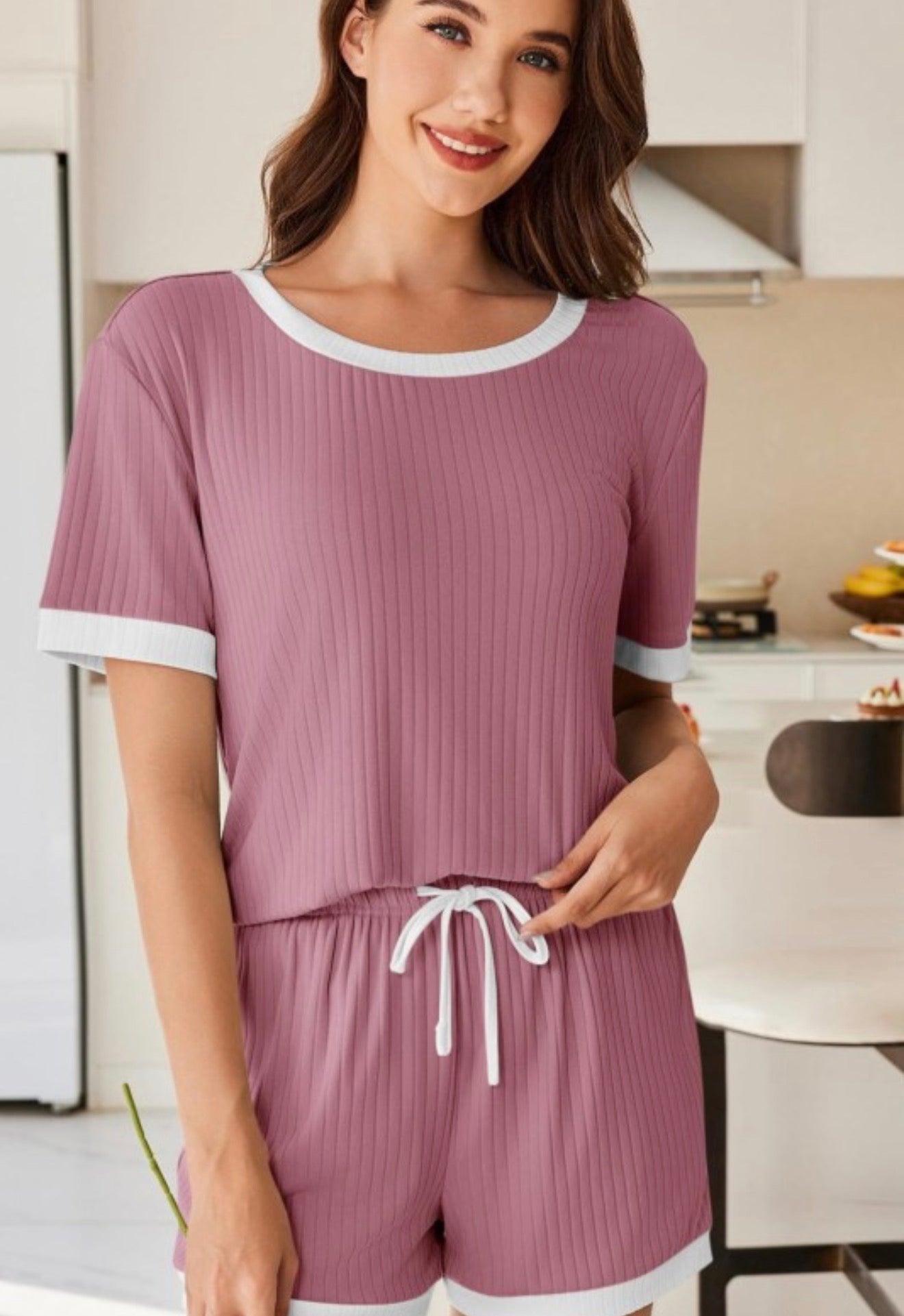 Ribbed Color Block Set