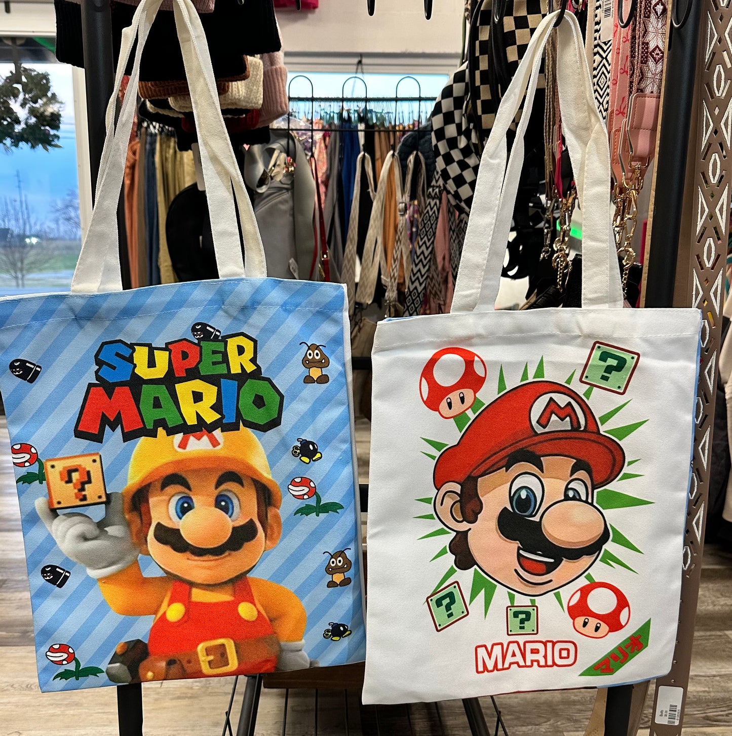 Jumbo Mario Totebags