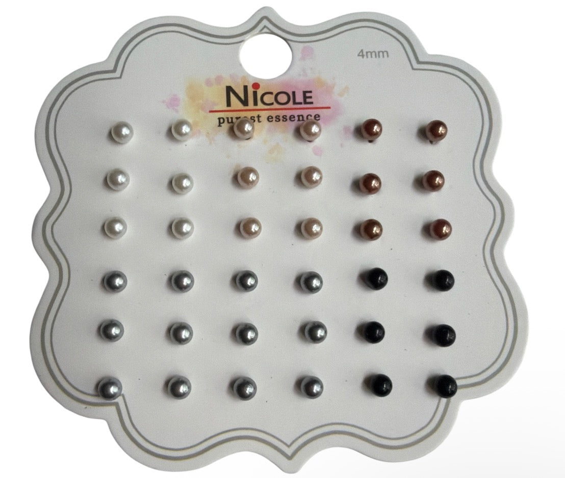Multi Pearl Stud Packs