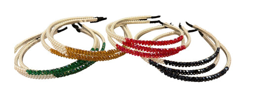 Thin Beaded Headbands